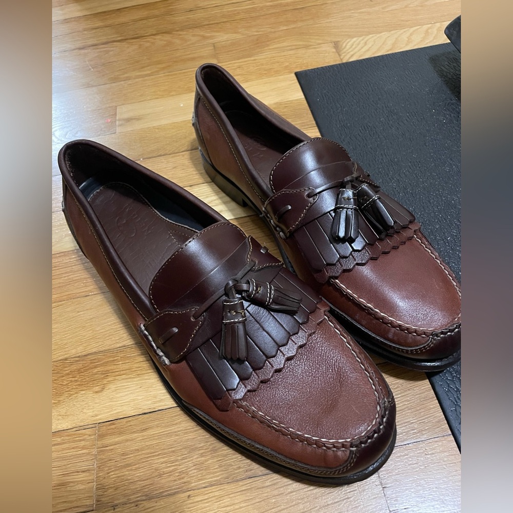 Neil M Brown Tassel Loafers, size 15